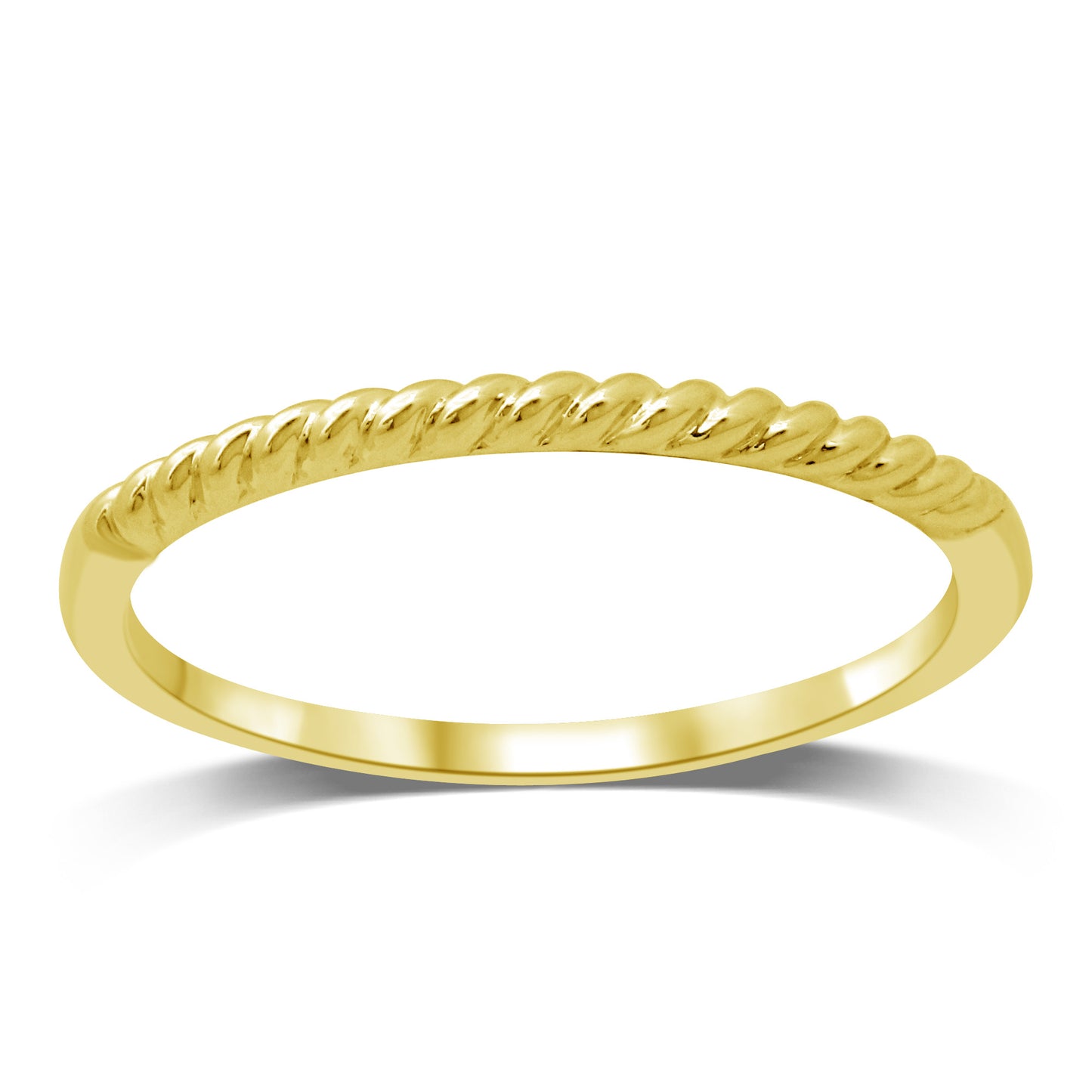 14K Yellow Gold Plain Band