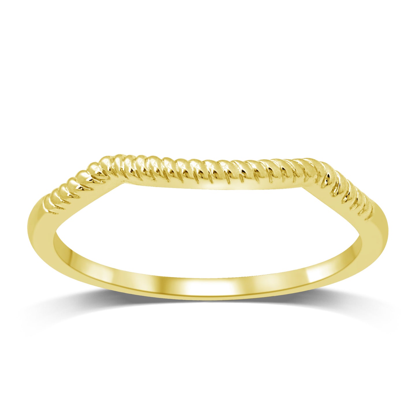 14K Yellow Gold Plain Band