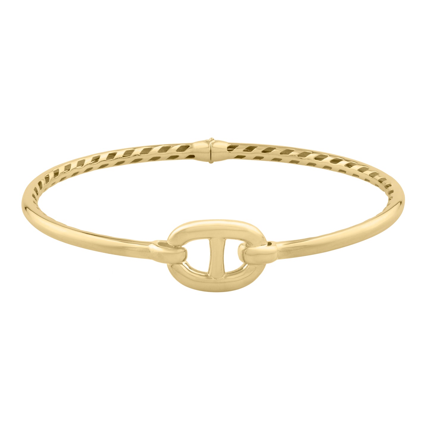 14K Puff Mariner Link Bangle