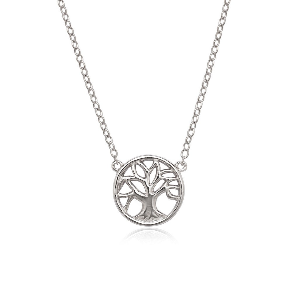 Sterling Silver Small Tree Necklace