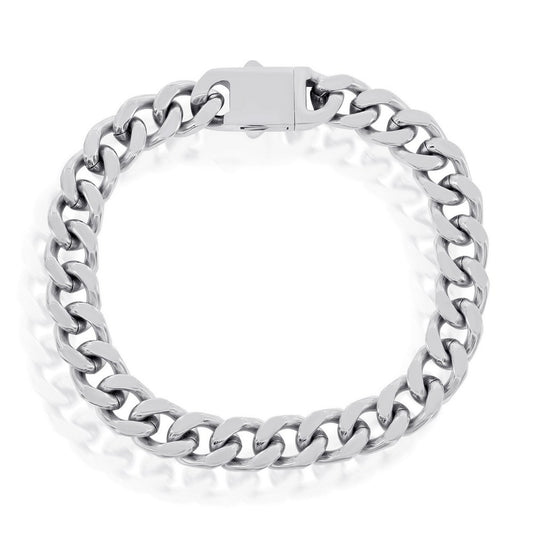 Stainless Steel 10mm Cuban Link Bracelet